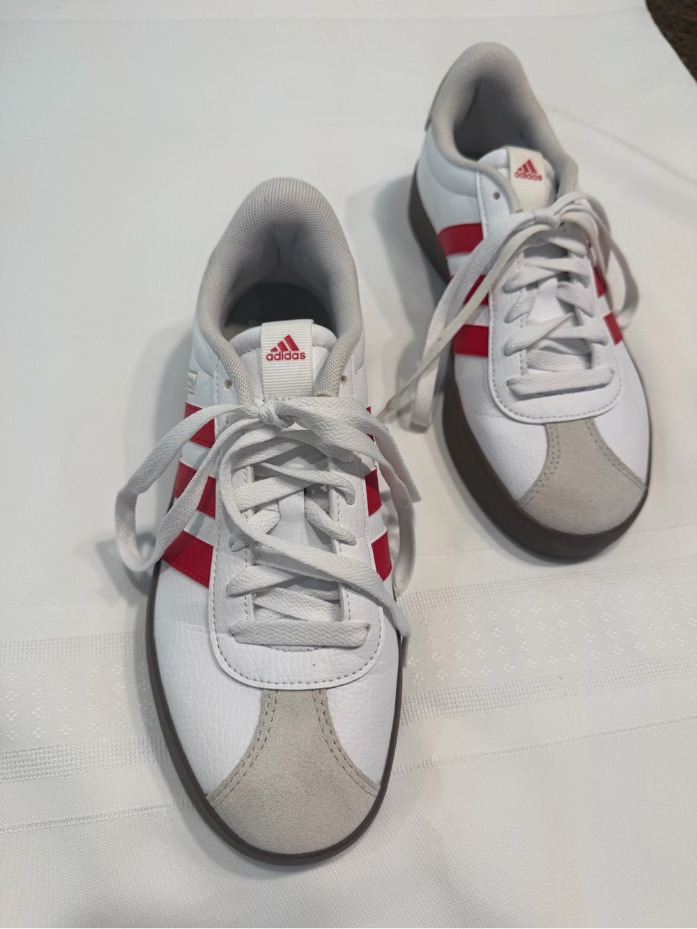 Shoes Adidas Vl Court 3.0 Ji2908 White Red